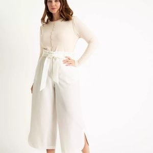 Fabulous Eloquii Paperbag Waist Cropped Pant